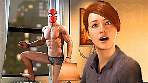 Spider Man All Funny Undies Spider Man And Mary Jane Watson Moments Cinematic 4k Uhd Marvels