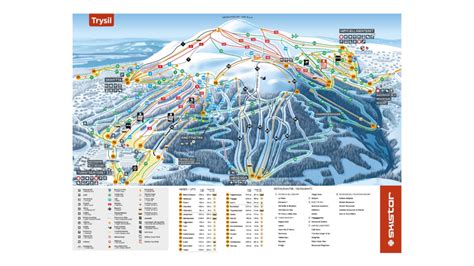 Trysil Ski Map And Resort Information Free Piste Map