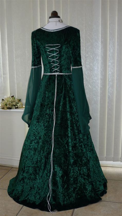Green medieval renaissance queen child girls fancy dress book week costume. Pin on Wedding