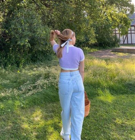 Cottage Core Fashion Outfits Mom Jeans