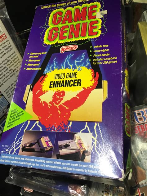 Game Genie Item Box And Manual Nes