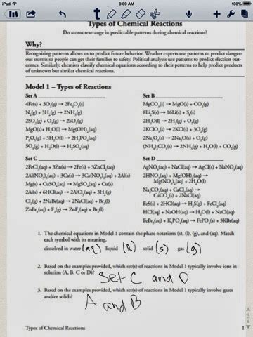 Learn vocabulary, terms and more with flashcards, games and other study tools. Worksheet Types Of Chemical Reactions Pogil Answers + My PDF Collection 2021