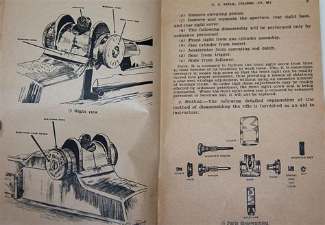 J045 Wwii 1943 M1 Garand Rifle Manual B And B Militaria