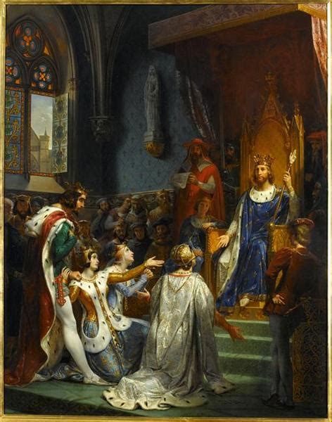 Le Roi Jean Ii Le Bon Reçoit Au Louvre La Soumission De Charles Ii Le