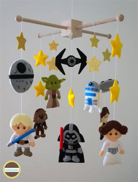 Baby Mobile Star Wars Baby Mobile Star Wars Crib Mobile Etsy In 2021