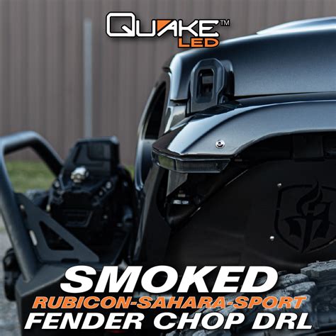 Quake Led Releases New Jeep Wrangler Jlgladiator Jt Slim Smoked Drl