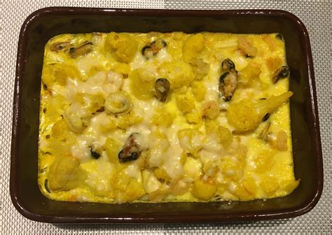 Gratin de fruits de mer