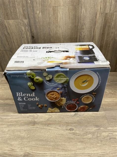 Pampered Chef 100125 Deluxe Cooking Blender Black For Sale Online Ebay
