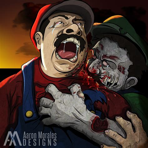 Super Mario Zombies By Smthcrim89 On Deviantart