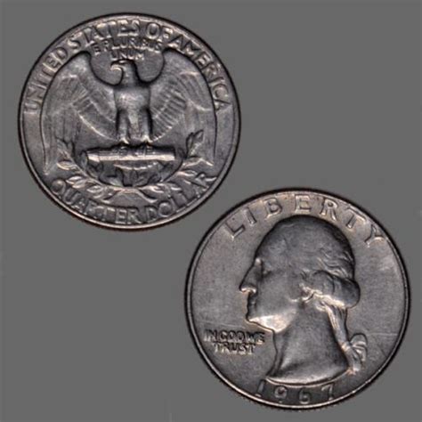 Usa Quarter Dollar 1967 Washington Quarter Coin In South Africa Clasf