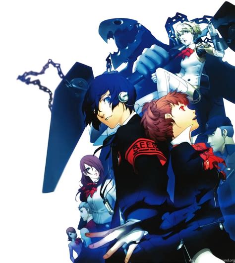 Persona 3 Portable Characters Desktop Background