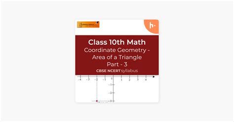 ‎area Of A Triangle Part 3 Coordinate Geometry Cbse Class 10