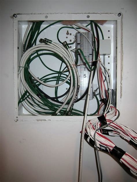 Each pair of copper wires in the cat5e has insulation with a specific color for easier identification. Central cable box | The house has a central cable box with C… | Flickr