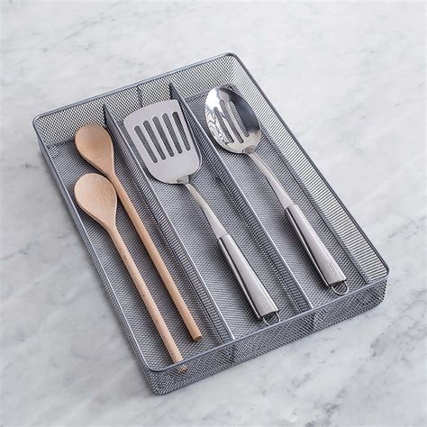 KSP Mesh Utensil Tray (Silver) | Kitchen Stuff Plus