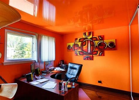 Hot Trend 25 Vibrant Home Offices With Bold Orange Brilliance In 2020