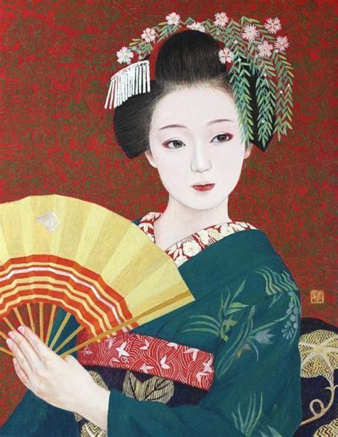 Twitter Japanese Illustration Illustration Art Botanical Illustration Afrique Art Geisha Art