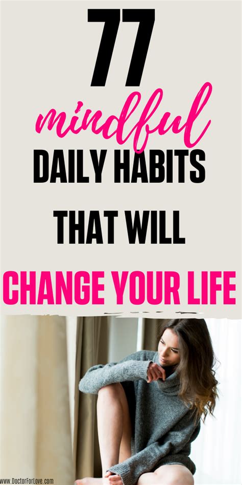 77 mindful daily habits your new favourite daily routine for mindfulness daily habits habits