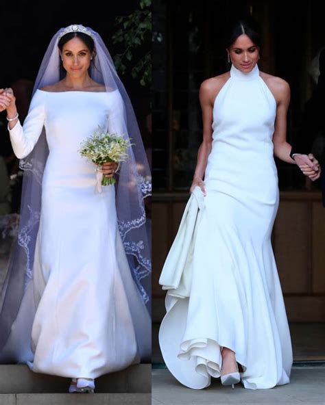 And find out who finally designed the dress. Meghan Makle first and second wedding dress... which was best?