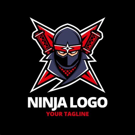 Premium Vector Ninja Logo Template With Details