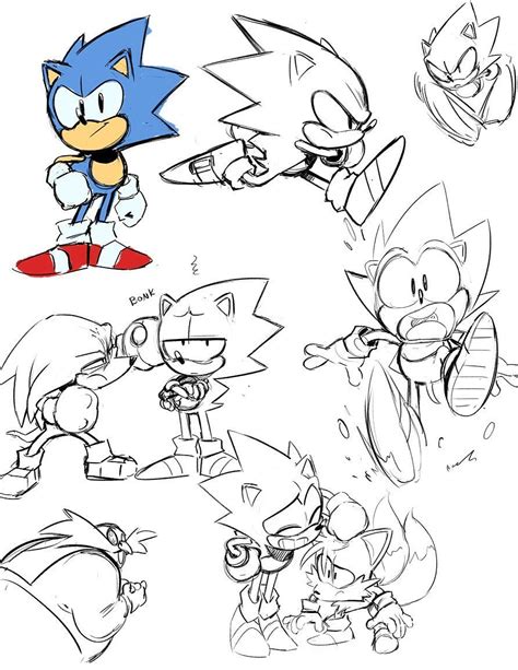 Como Desenhar O Sonic Com Metodo Facil Passo A Passo