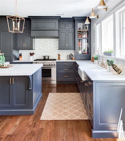 The Beauty Of Navy Blue Kitchen Cabinets Kitchen Cabinets