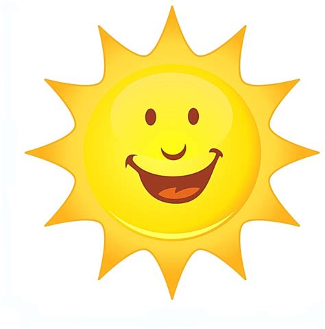 Cartoon Smiling Sun Clipart Best
