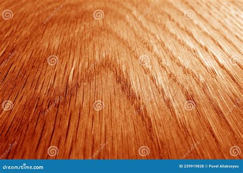 Old Oak Board Texture As Background With Blur Effect In Orange Tone