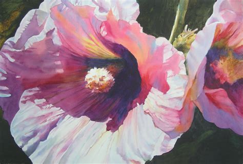 Learn To Make Flower Paintings Glow In Watercolor