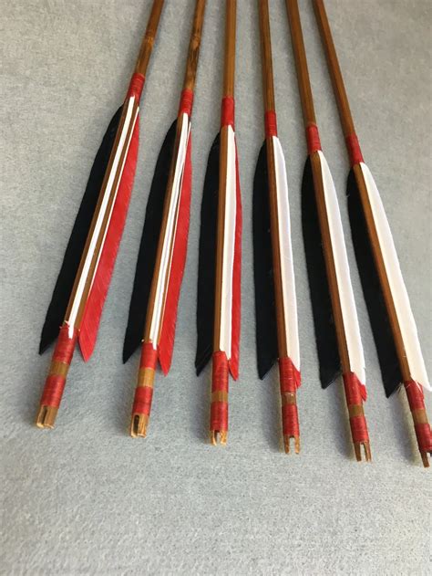 Cdric 61224pcs Three Color Turkish Feathers Long 7 Inch Bamboo Arrows