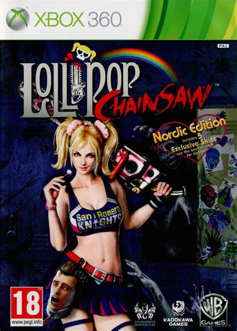 Lollipop Chainsaw Nordic Edition 2012 Xbox 360 Box