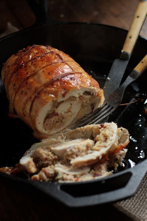 Stuffed Turkey Roulade Recipe Turkey Roulade Cooking Holiday Cooking