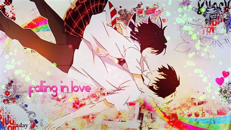 Wallpaper Random Anime Couple By Preciousclover On