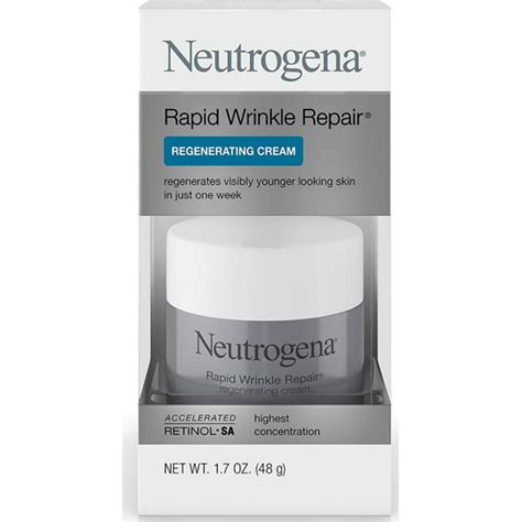 Neutrogena Rapid Wrinkle Repair Regenerating Cream 17 Oz Pack Of 3