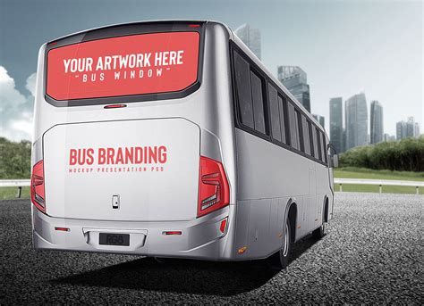Free Back Of Bus Ad Branding Mockup Psd Good Mockups