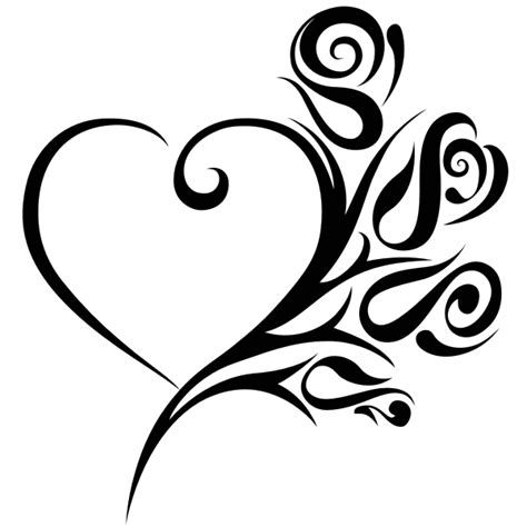 Free Free Heart Rose Svg 732 SVG PNG EPS DXF File