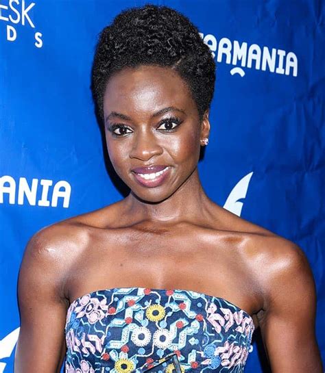 Danai gurira is an actress and playwright, born in united states with zimbabwean heritage. Danai Gurira at Drama Desk Awards in Geometric Printed Gown