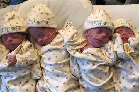 Texas Mom Delivers Rare Identical Quadruplets