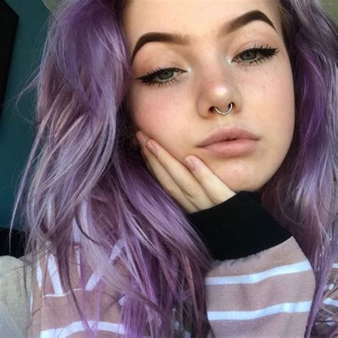 Purple Or Gray 💖 Pics By Tygs 💘 Hair Color Pastel Purple Hair