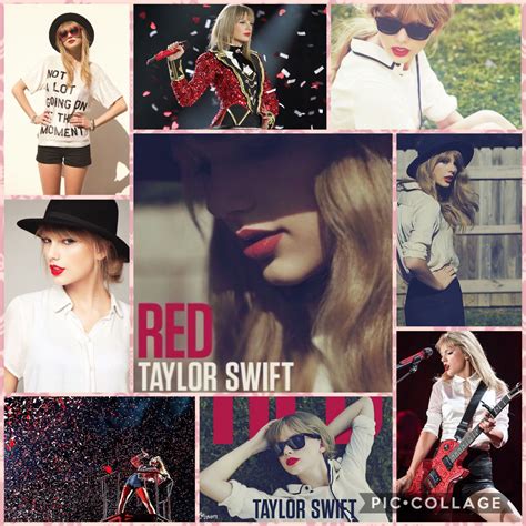 Taylor Swift Red Collage