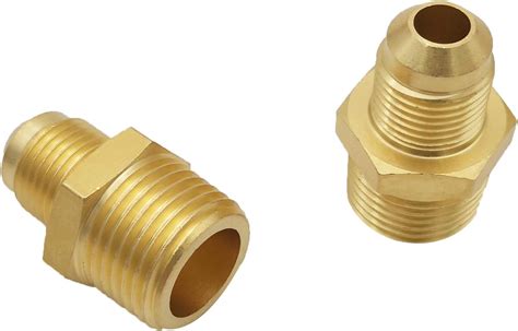 Anderson Metals Brass Tube Fitting Half Union 12 Flare X 12 Male Pipe