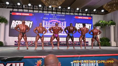 IFBB Pro League Tampa Pro Men S Bodybuilding Prejudging Video YouTube