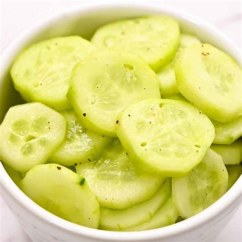 Vinegar Marinated Cucumbers The Wholesome Dish