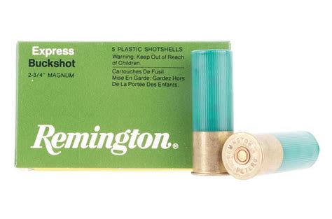 Remington Express Magnum Buck Buckshot Gauge Ammunition