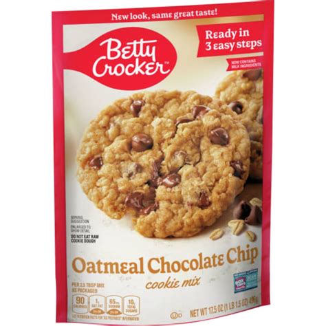 Betty Crocker Oatmeal Chocolate Chip Cookie Mix 496g Dealzdxb