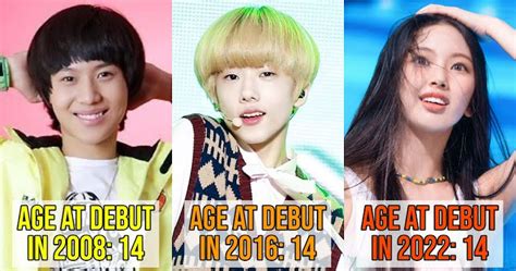 Are K Pop Idols Really Getting Younger A Look At The Average Debut
