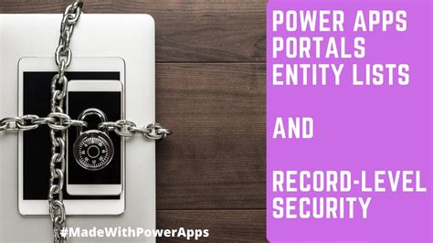 Read this complete tutorial on how to get started with. Power Apps Portals Entity Lists and Record Level ...