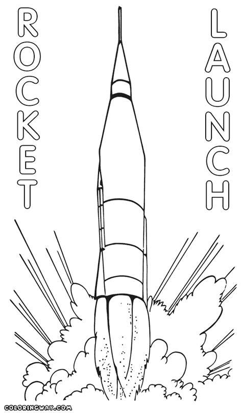 Rocket coloring pages | Coloring pages to download and print