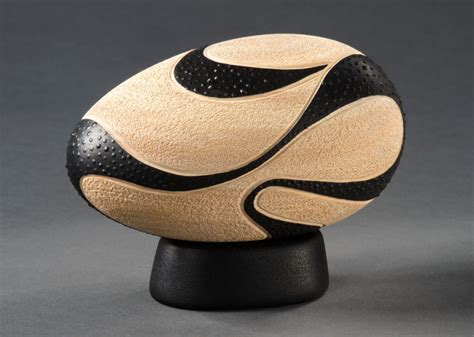 Betty Scarpino Turned And Carved Egg Betty Scarpino Wood Sculptor