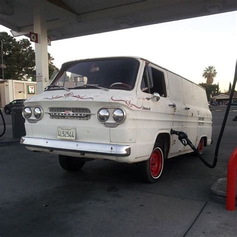 Vary Rare Bagged 1962 Chevy Corvair 8 Door Panel Van For Sale