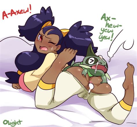 Iris And Axew Pokemon And 2 More Drawn By Lightsource Danbooru